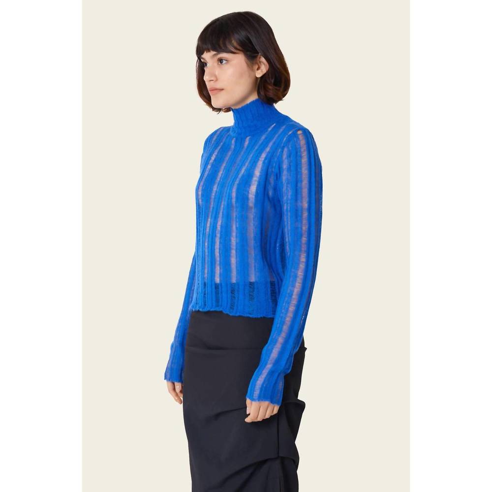 NEW FIND ME NOW willow sweater in blue - Picture 3 of 3